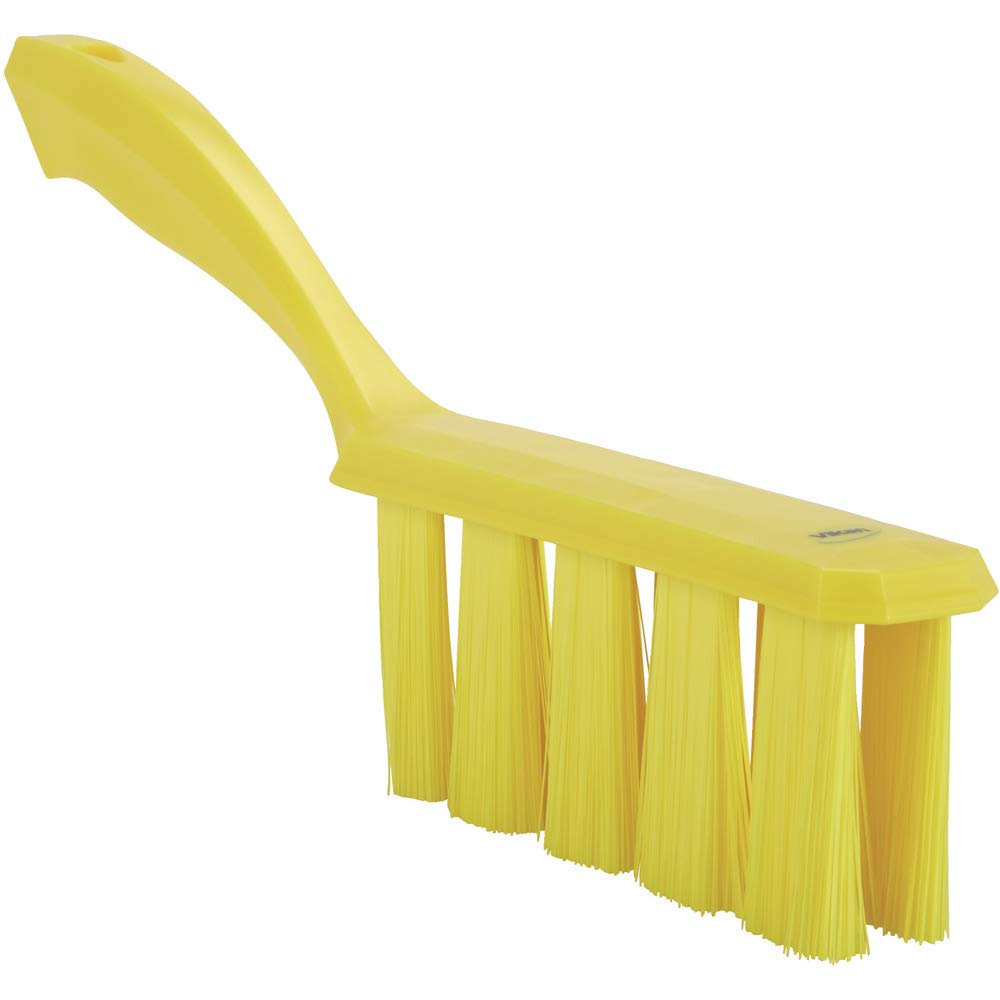 Vikan 45856 UST Bench Brush, Medium, Yellow