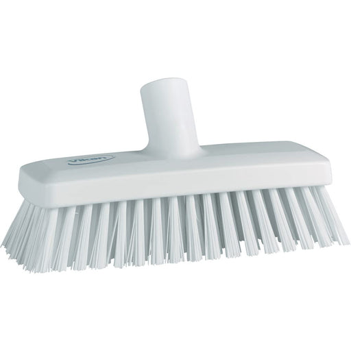 Vikan Compact Wall/Deck Scrub - Hard - White