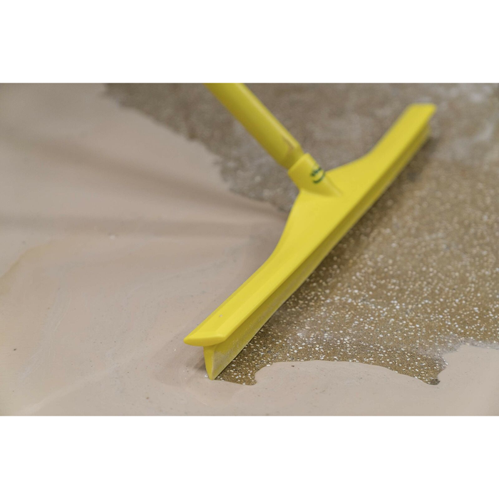 Vikan 71606 Ultra Hygiene Squeegee, Yellow, 600mm Length, 80mm Width, 95mm