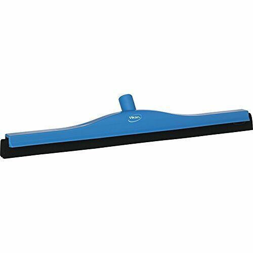 Vikan 77543 Floor Squeegee with Replacement Cassette, Blue