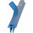 Vikan 77153 Squeegee, Ultra Hygiene, Dbl Blade, 28" PP/RB BL,Blue,L