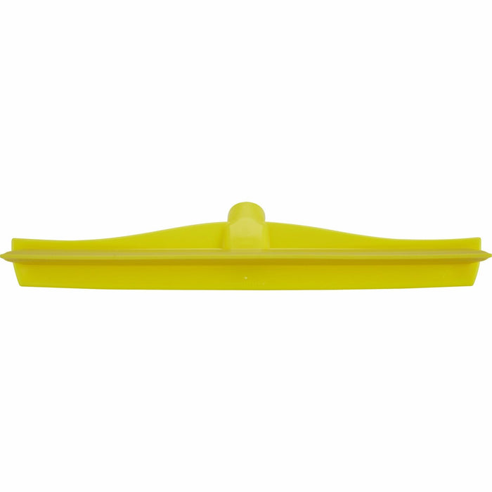 Vikan 71406 Rubber Polypropylene Frame Single Blade Squeegee, 16", Yellow