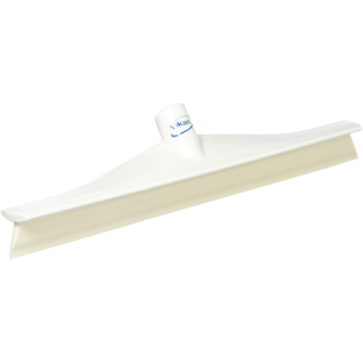 Vikan 71405 Rubber Polypropylene Frame Single Blade Squeegee, 16", White