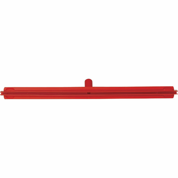 Vikan 77154 Squeegee, Ultra Hygiene, Dbl Blade, 28" PP/RB RD