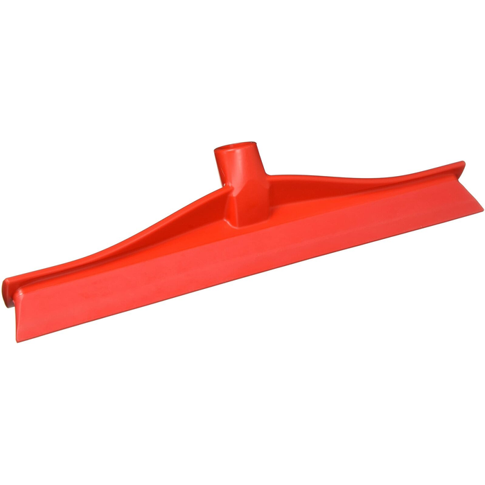 Vikan 71404 Rubber Polypropylene Frame Single Blade Squeegee, 16", Red