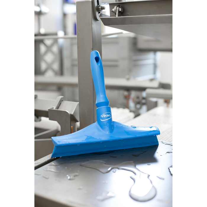 Vikan Handheld Water Removal Squeegee, 245mm, Blue