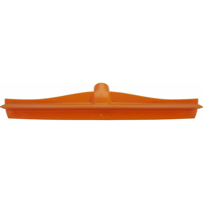 Vikan 71407 Rubber Polypropylene Frame Single Blade Squeegee, 16", Orange