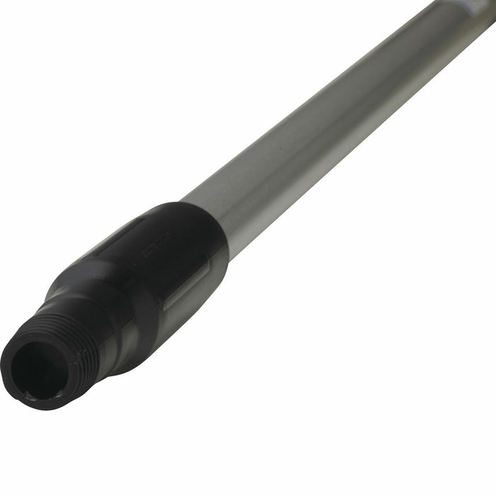 Vikan 29379 59" Aluminum Handle with Threaded Tip, 1-7/32" Diameter, Black