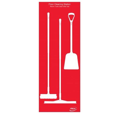 Vikan 2111 Shadow Board Wall Mounted | Auto Rae-Chem