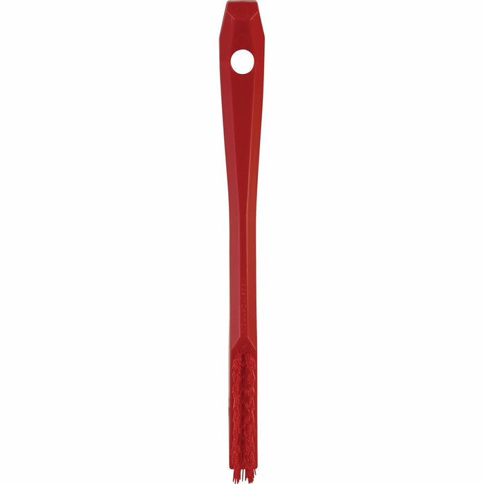 Vikan 44014 Very Hard Detail Brush, Red, 205mm Length, 20mm Width, 40mm Height