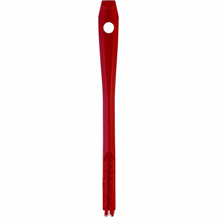 Vikan 44014 Very Hard Detail Brush, Red, 205mm Length, 20mm Width, 40mm Height