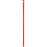 Vikan Ultra Hygienic Handle, 1500 mm, Assorted Colours, Red