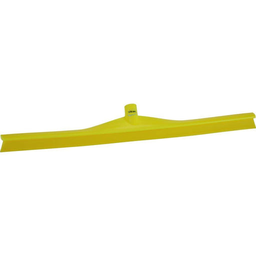 Vikan 71706 Rubber Polypropylene Frame Single Blade Squeegee, 28", Yellow