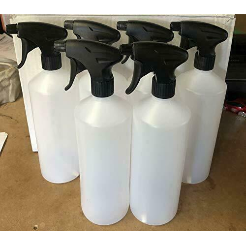 12 x 1 Litre Chemical Resistant Trigger Spray Bottles | Auto Rae-Chem