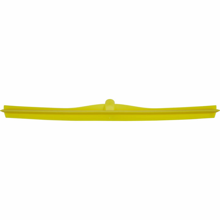 Vikan 71706 Rubber Polypropylene Frame Single Blade Squeegee, 28", Yellow
