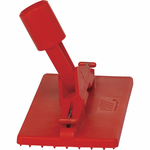 Vikan 55004 Floor Model Scrub Pad Holder Floors Walls Work Surfaces 235 mm, Red