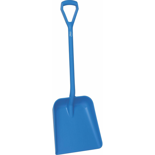 Vikan Hygiene 56233 Shovel, D Grip, Blue, Handle 104 cm, 38 x 35 cm