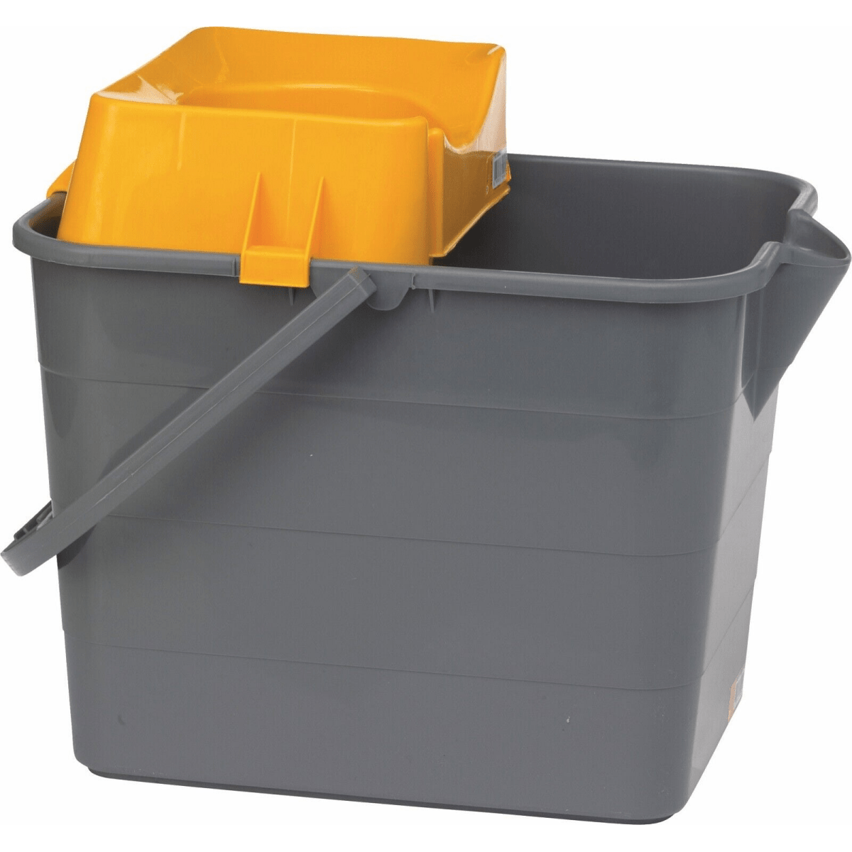Vikan Mop Bucket,15 Litre, Grey With Wringer - Auto Rae-Chem