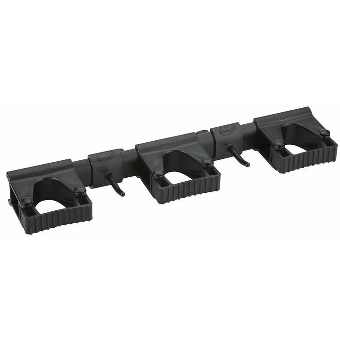 Hygienic Hi-Flex Wall Bracket System, Black