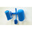 Hygienic Hi-Flex Wall Bracket System, Blue