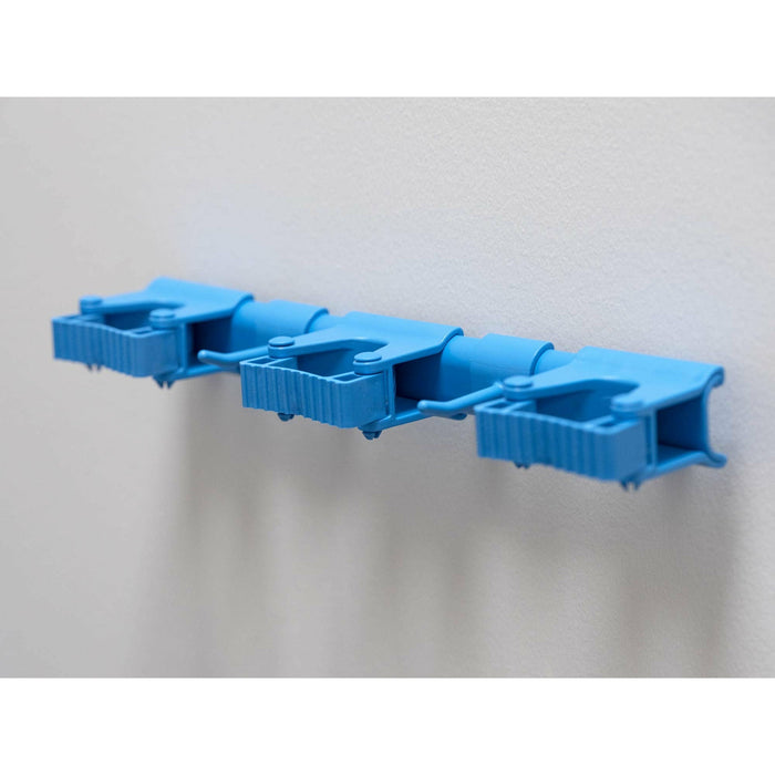 Hygienic Hi-Flex Wall Bracket System, Blue