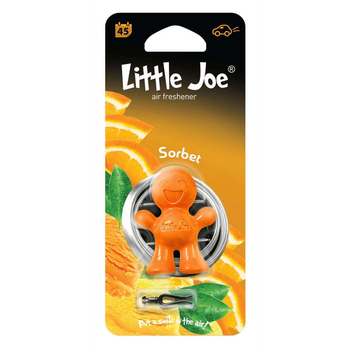 Little Joe LJ-66 Air Freshener, Orange Sorbet, 6 Pack - Auto Rae-Chem