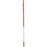 Vikan 29357 Aluminum Handle with Threaded Tip, 1-7/32" Diameter, 51", Orange