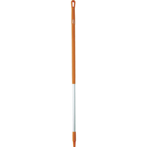 Vikan 29357 Aluminum Handle with Threaded Tip, 1-7/32" Diameter, 51", Orange