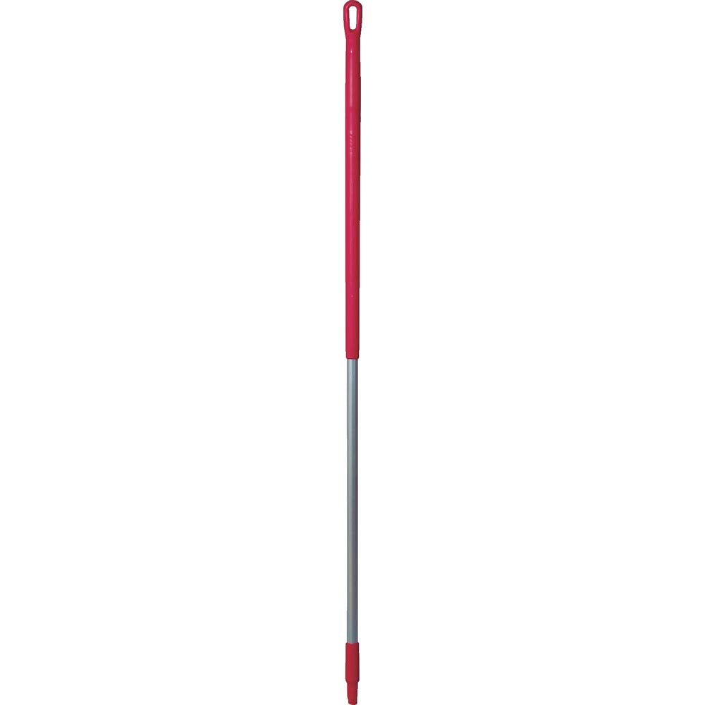 Vikan 29374 Aluminium Handle, Red, 31mm Diameter, 1510mm Length