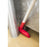 Vikan 29374 Aluminium Handle, Red, 31mm Diameter, 1510mm Length