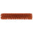 Vikan 31667 Medium Sweep Floor Broom Head, Polypropylene Block, 12-1/4" Polyester Bristle, Orange
