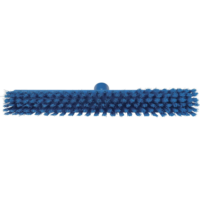 Vikan 31743 Soft/Hard Broom, Blue, 410 mm Length, 90 mm Width, 120 mm Height