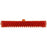 Vikan 31747 Coarse/Fine Sweep Floor Broom Head, Polypropylene Block, 16-1/2" Polyester Bristle, Orange