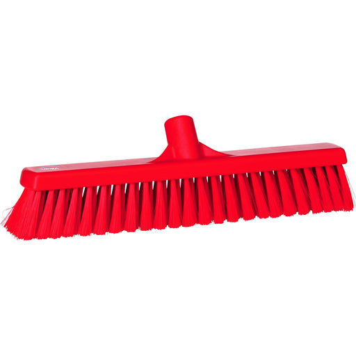 Vikan 31794 Fine Sweep Floor Broom Head, Polypropylene Block, 16-1/2" Polyester Bristle, Red