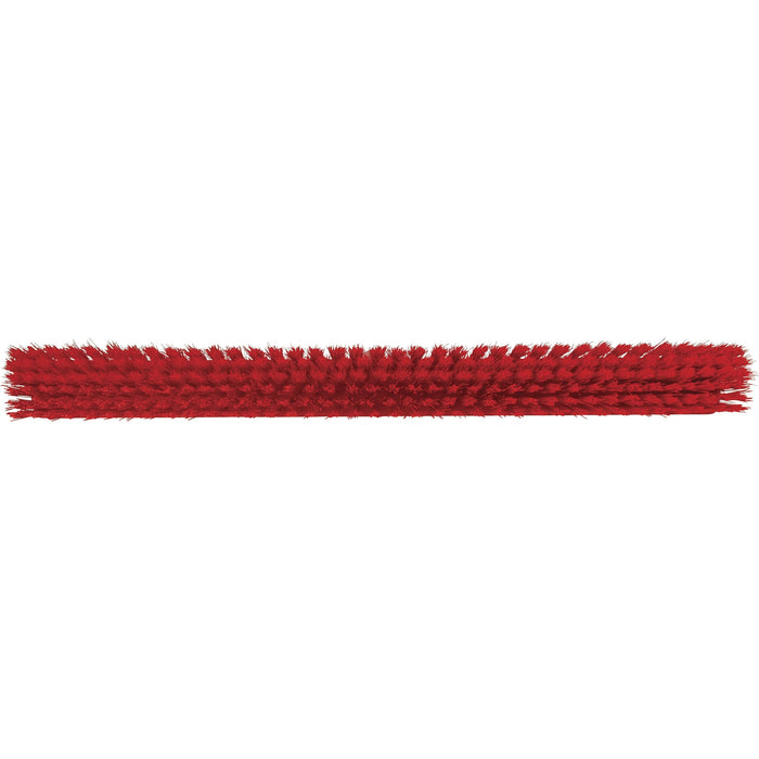 Vikan 31944 Sweeping Brush/Broom Head, 610mm Soft/Stiff Bristles Head, Polypropylene Block, Polyester Bristle,,Red