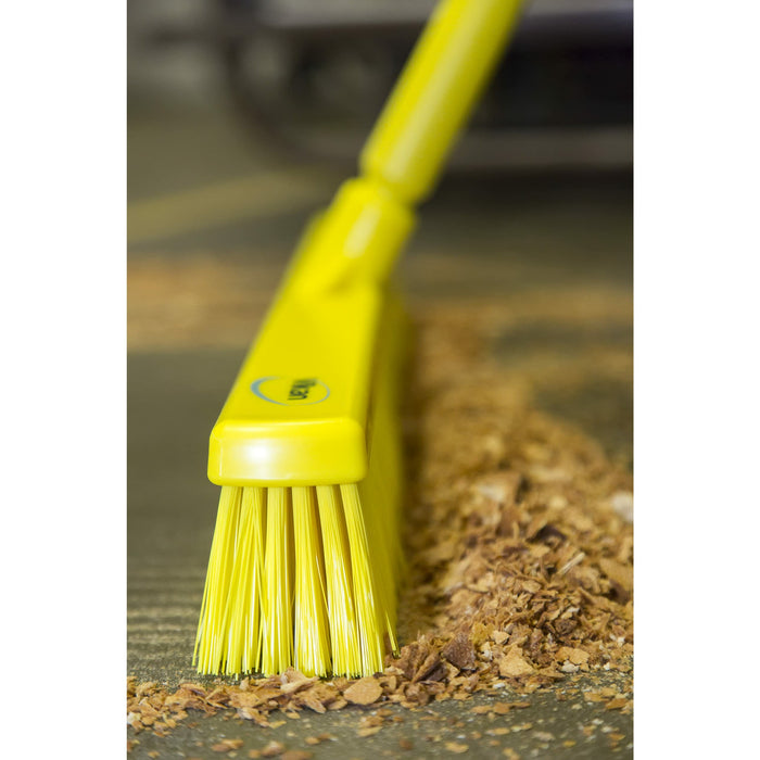 Vikan 31793 Fine Sweep Floor Broom Head, Polypropylene Block, 16-1/2" Polyester Bristle, Blue