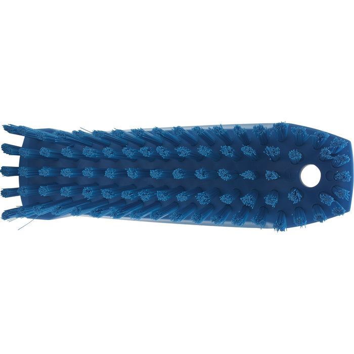 Vikan 35873 Hand-Held Scrub Brush, Polypropylene, Polyester Bristle, 7", Blue