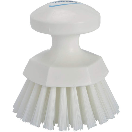 Vikan 38853 Hand-Held Scrub Brush/Keg Brush, Polypropylene, Polyester Bristle, 110mm, White, One Size, 38855