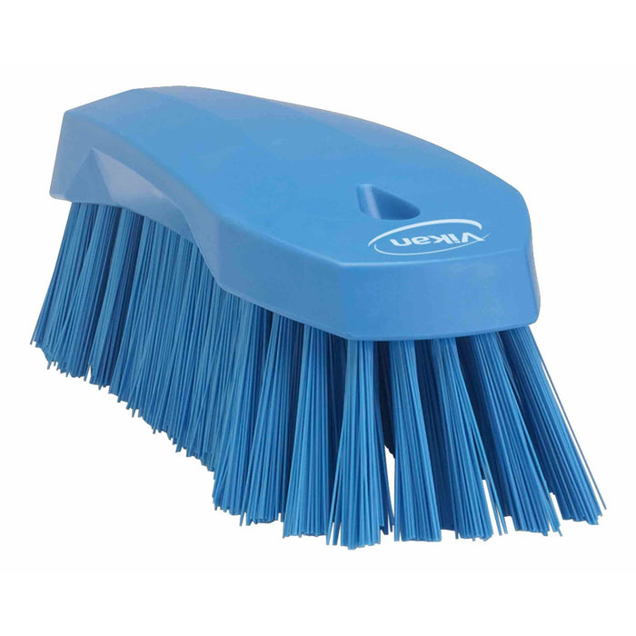 Vikan 3890n Scrubbing Brush, 200 mm, Washing Cleaning Upholstery Carpet Kitchen (Blue)