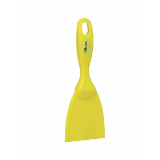 Vikan 4060n Polypropylene Hand Scraper 75mm Food Cooking Plastic DIY Scraping (Yellow)