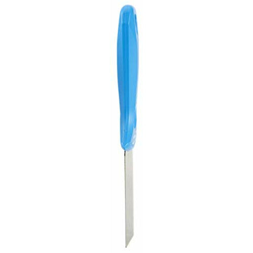 Vikan 40083 Stainless Steel Hand Scraper, Blue, 235 mm Length, 50 mm Width, 22 mm Height