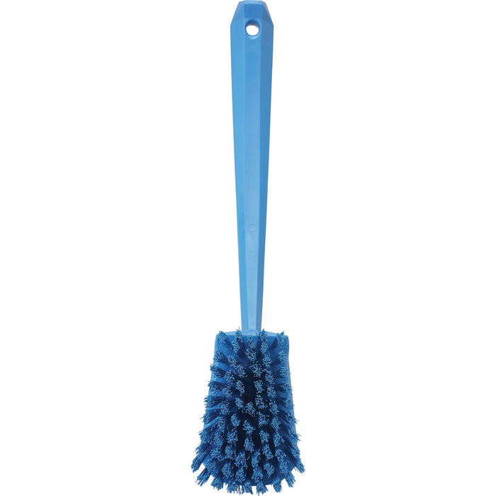 Vikan 41863 Hand-Held Hand Brush, Polypropylene, Polyester Bristle, 15-3/4", Blue