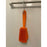 Vikan 41927 Coarse/Fine Sweep Hand Brush, Polypropylene, Polyester Bristle, 10", Orange
