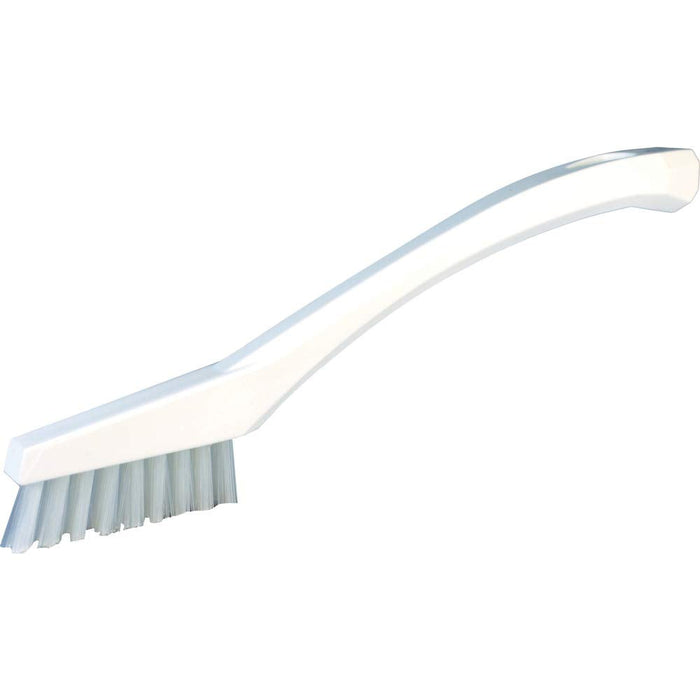 Vikan 44015 Very Hard Detail Brush, White, 205mm Length, 20mm Width, 40mm Height