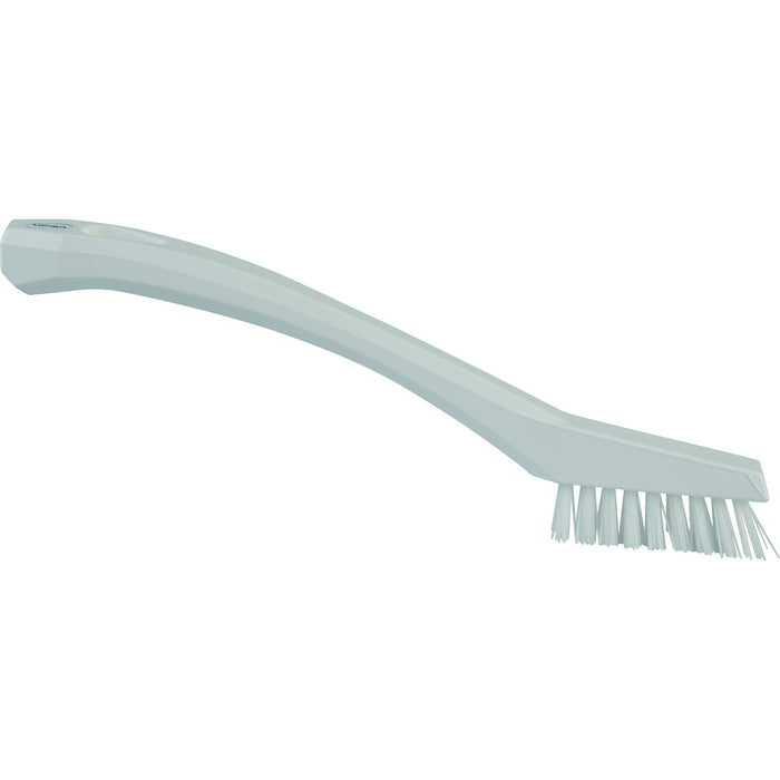 Vikan 44015 Very Hard Detail Brush, White, 205mm Length, 20mm Width, 40mm Height