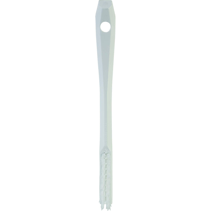 Vikan 44015 Very Hard Detail Brush, White, 205mm Length, 20mm Width, 40mm Height