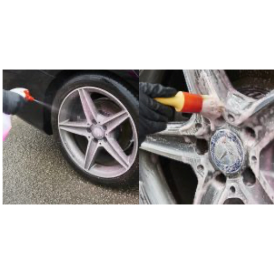 Wheel Cleaning Gel - Car Cleaning Iron Alloy Wheel Cleaner 500ml with FREE Trigger Spray