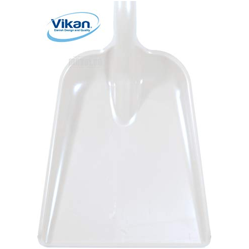 Vikan 56255 Seamless Hygienic Shovel, Food-Safe, Commercial Grade Kitchen and Gardening Accessories, White, 1040mm Length, 271mm Width, 120mm Height, 350 x 380 x 90 mm