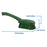 Vikan 41922 Scrubbing Brush, Polypropylene, Green, One Size