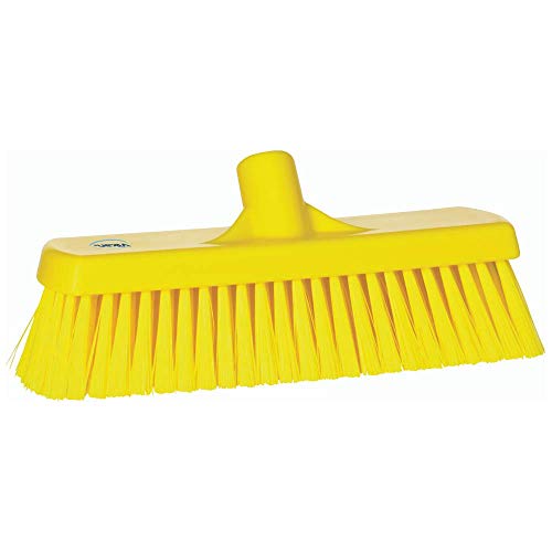 Vikan Hygiene 7068-6 Broom, Yellow, Medium, 300mm